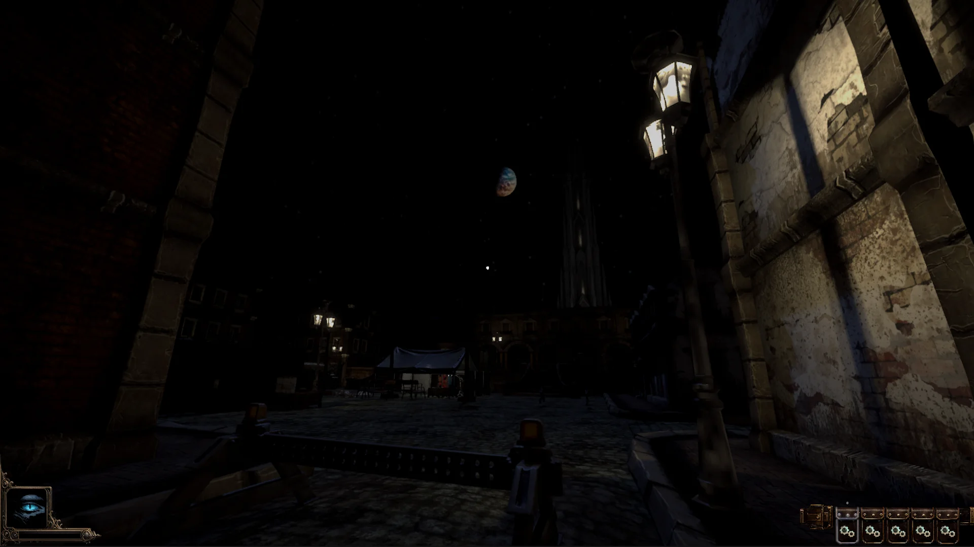 Nighttime view of Abberon